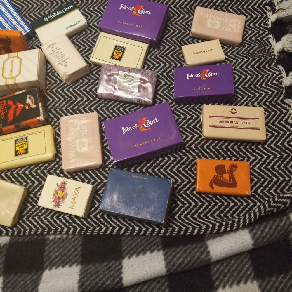 Vintage miniature soaps